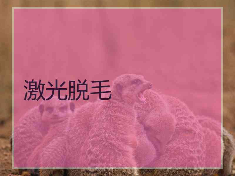 激光脱毛 激光脱毛