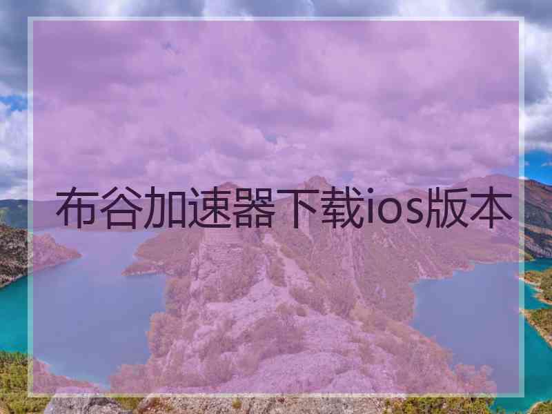 布谷加速器下载ios版本 布谷加速器下载ios版本
