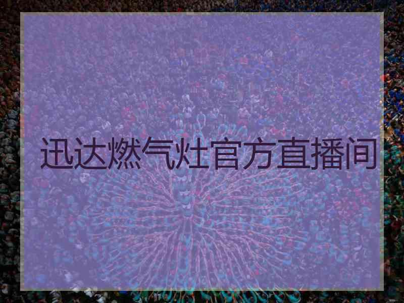 迅达燃气灶官方直播间 迅达燃气灶官方直播间
