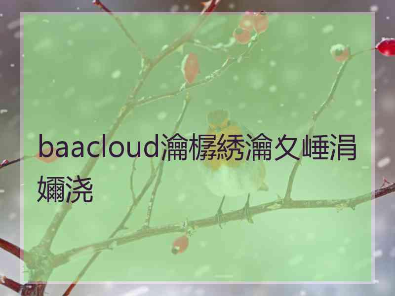 baacloud瀹樼綉瀹夊崜涓嬭浇