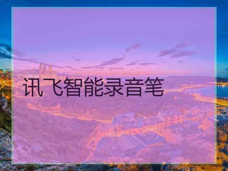 讯飞智能录音笔