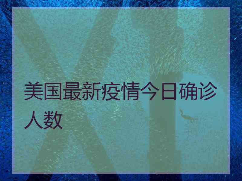 美国最新疫情今日确诊人数