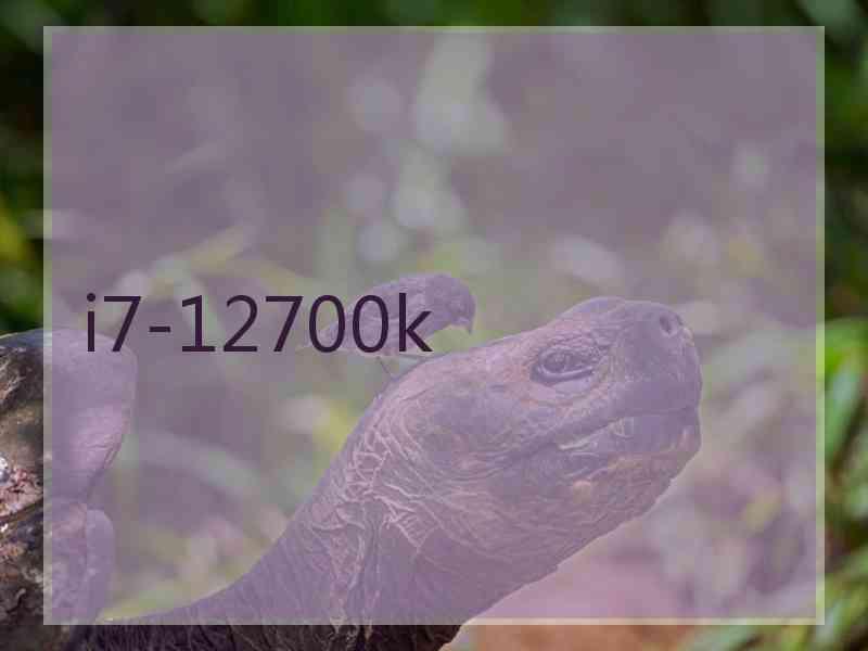 i7-12700k