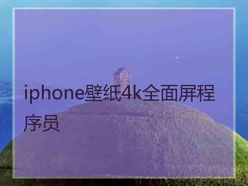 iphone壁纸4k全面屏程序员