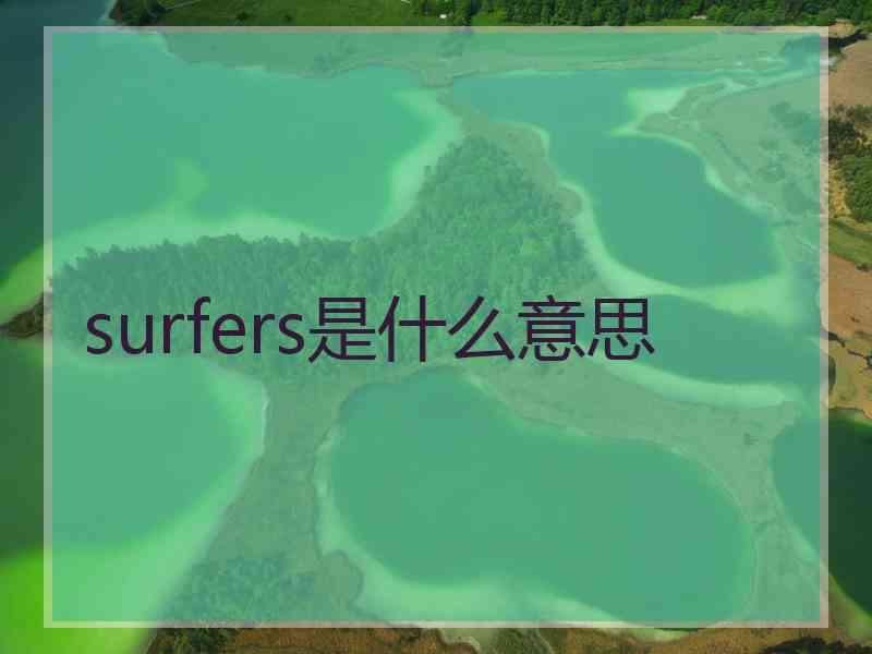 surfers是什么意思