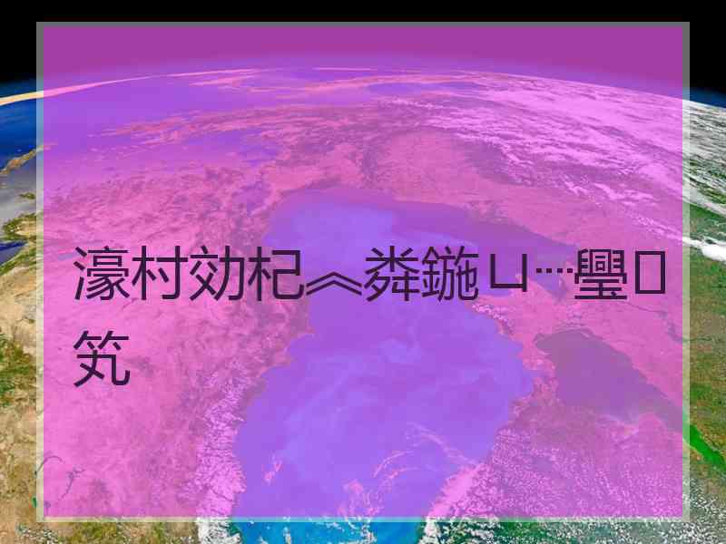 濠村効杞︽粦鍦ㄩ┈璺笂