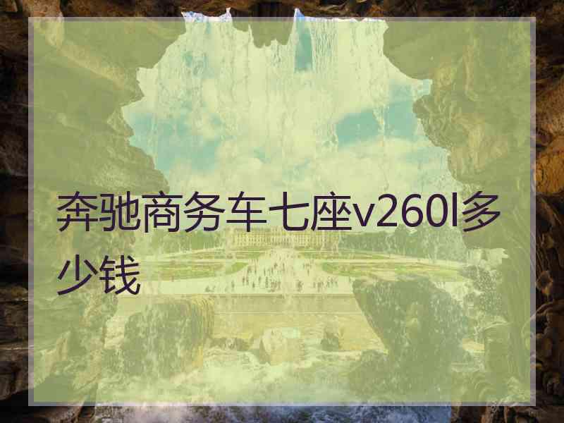 奔驰商务车七座v260l多少钱