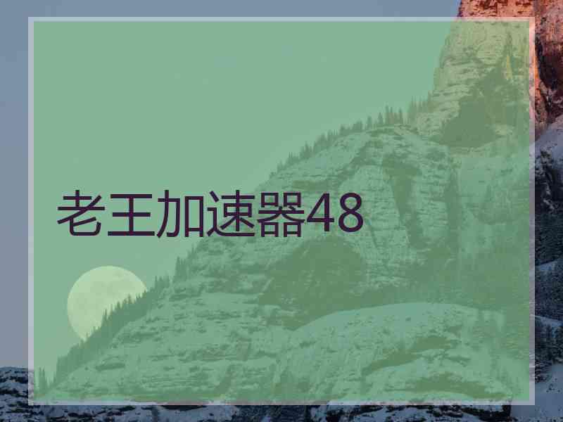 老王加速器48