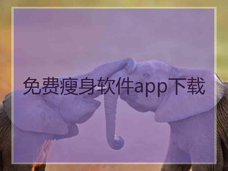 免费瘦身软件app下载