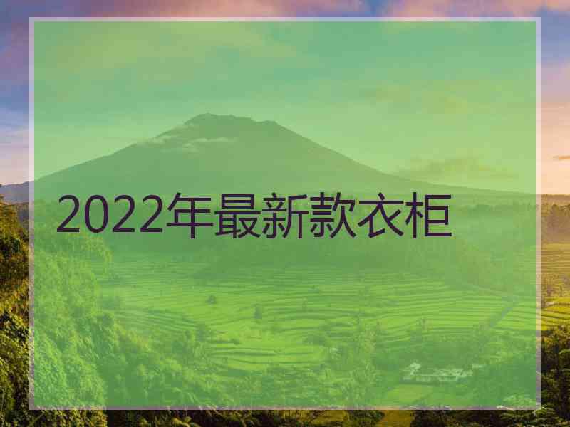 2022年最新款衣柜
