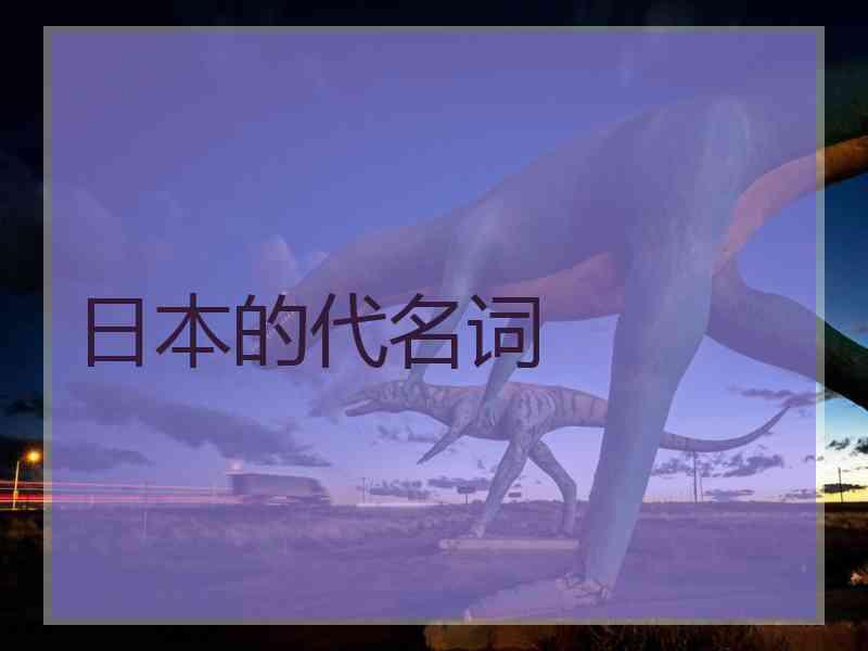 日本的代名词