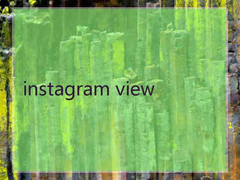 instagram view
