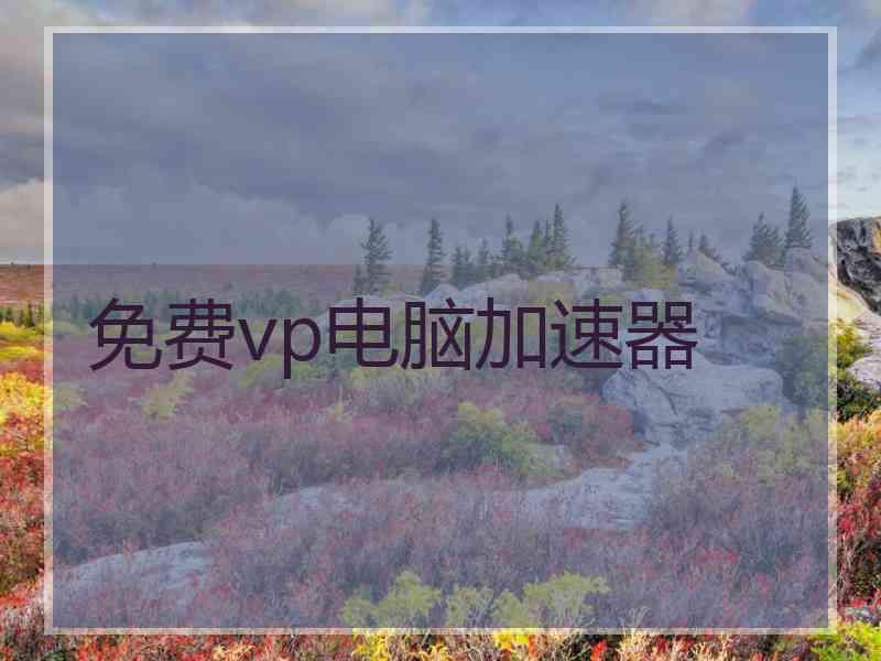 免费vp电脑加速器