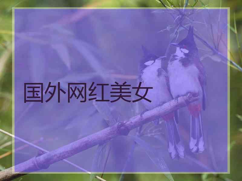 国外网红美女