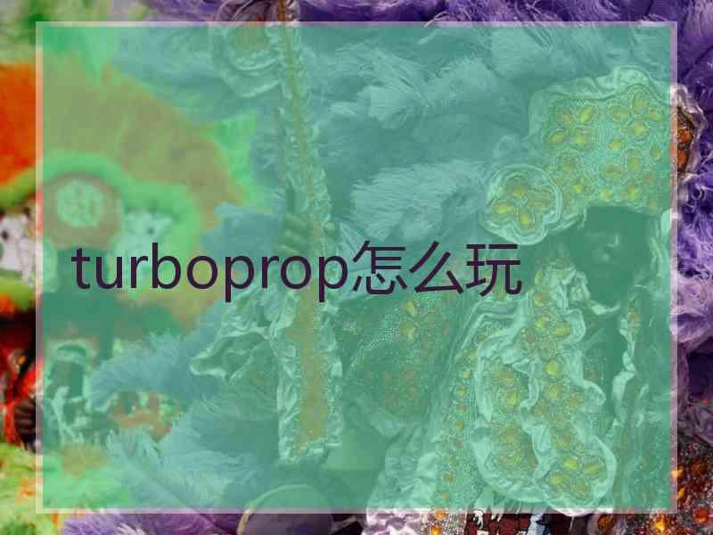 turboprop怎么玩