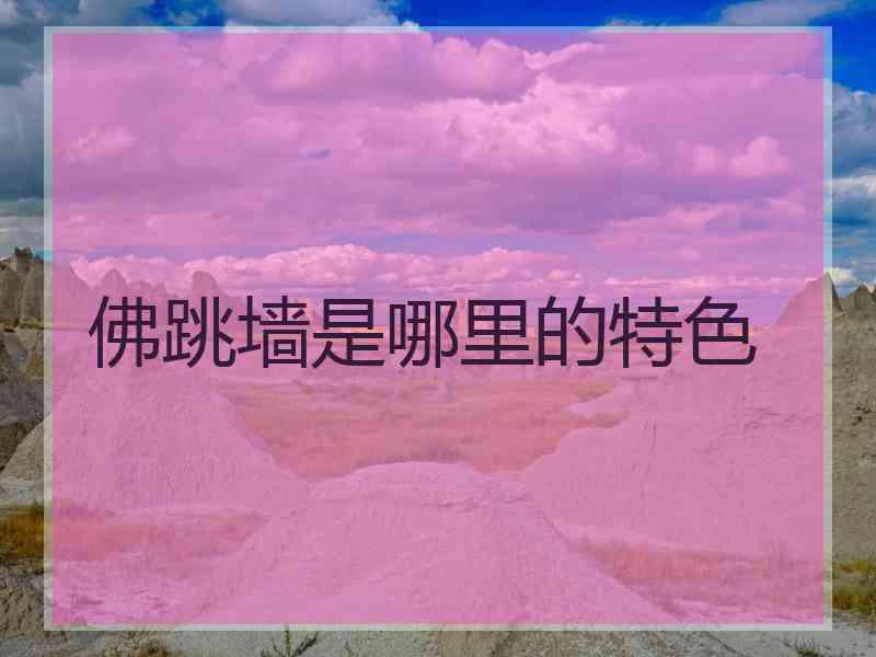 佛跳墙是哪里的特色
