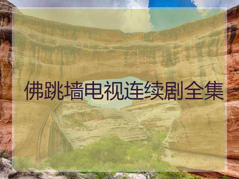 佛跳墙电视连续剧全集