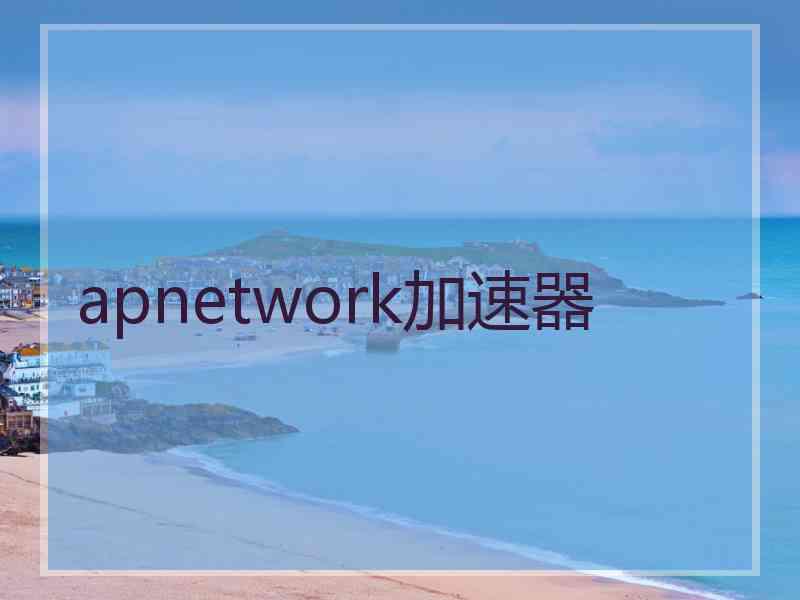 apnetwork加速器
