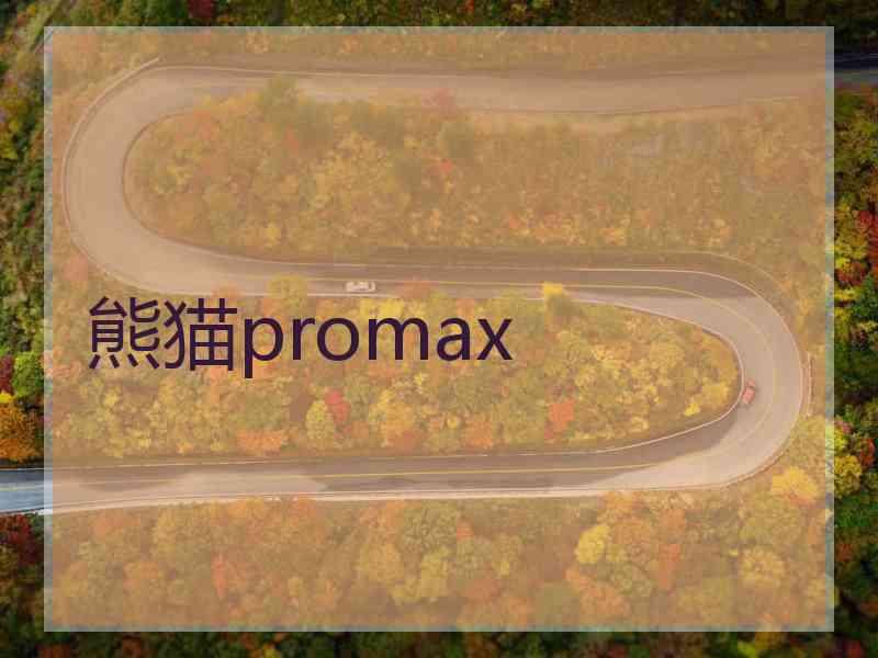 熊猫promax