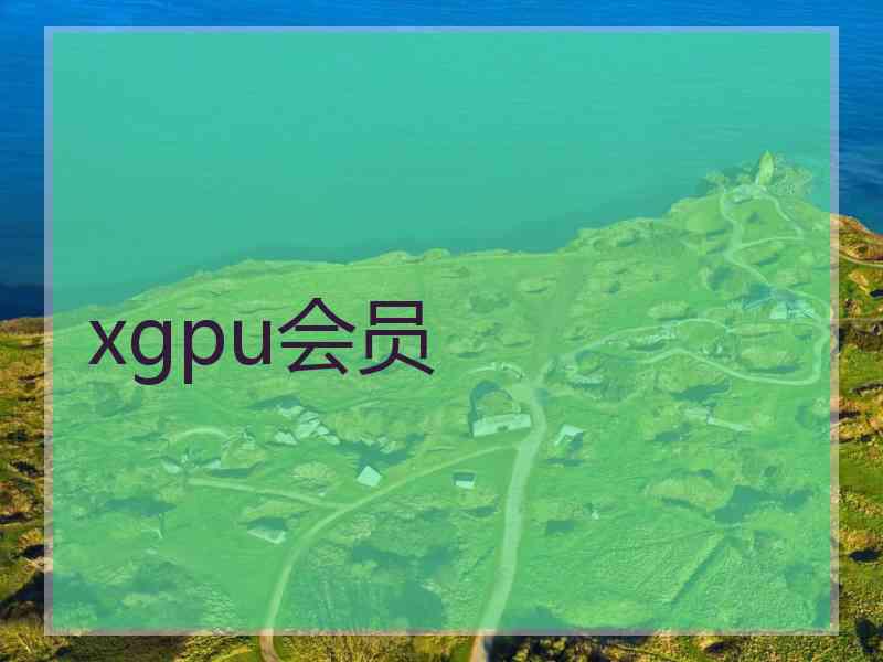 xgpu会员