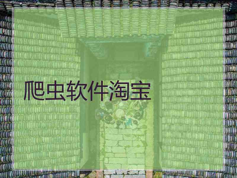爬虫软件淘宝