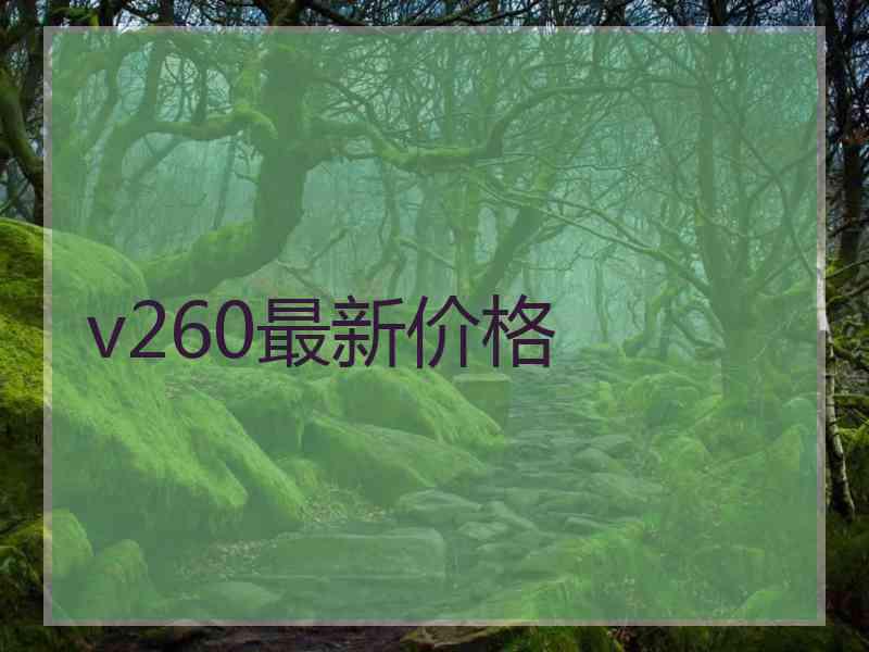 v260最新价格