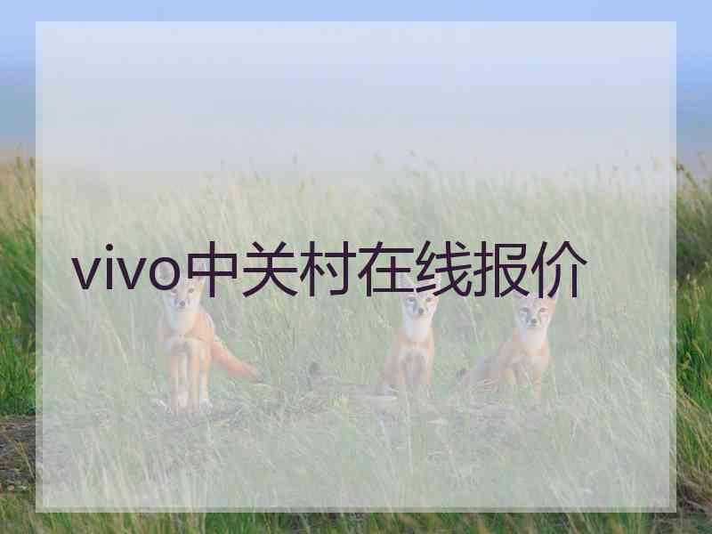 vivo中关村在线报价