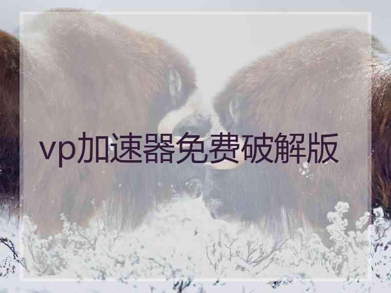 vp加速器免费破解版