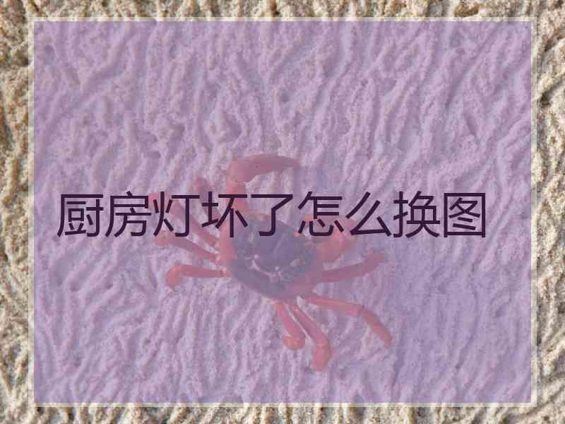 厨房灯坏了怎么换图