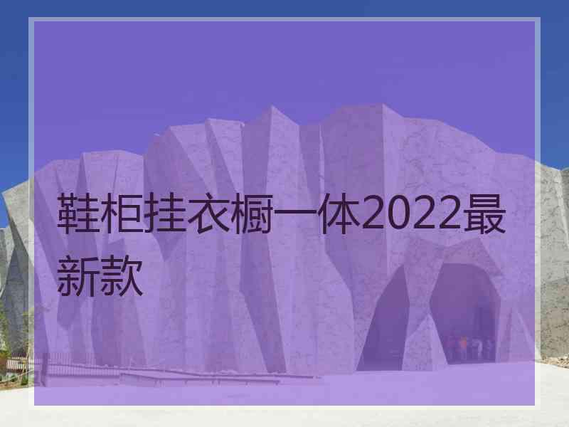 鞋柜挂衣橱一体2022最新款