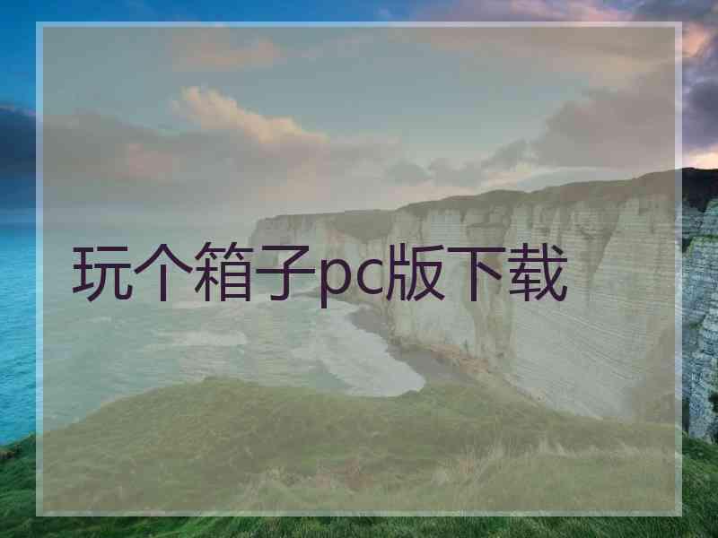 玩个箱子pc版下载