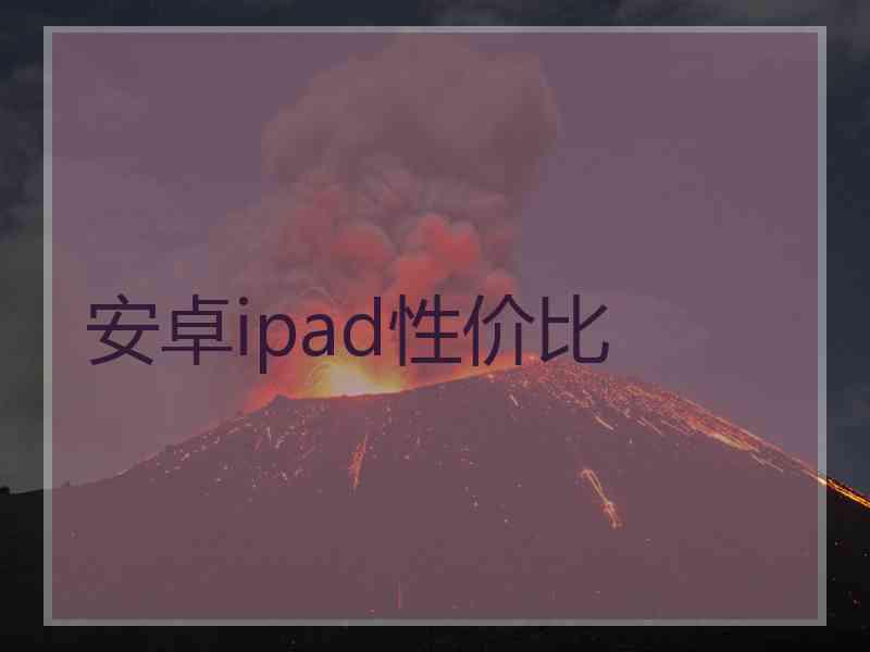 安卓ipad性价比