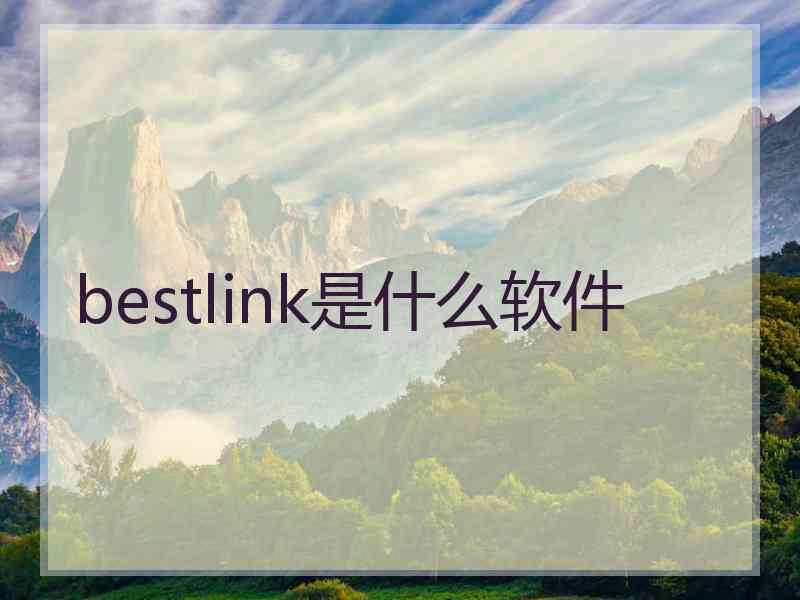 bestlink是什么软件
