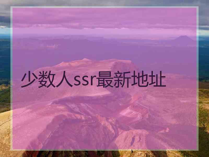少数人ssr最新地址