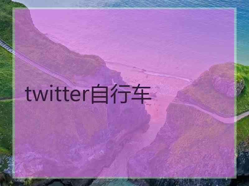 twitter自行车