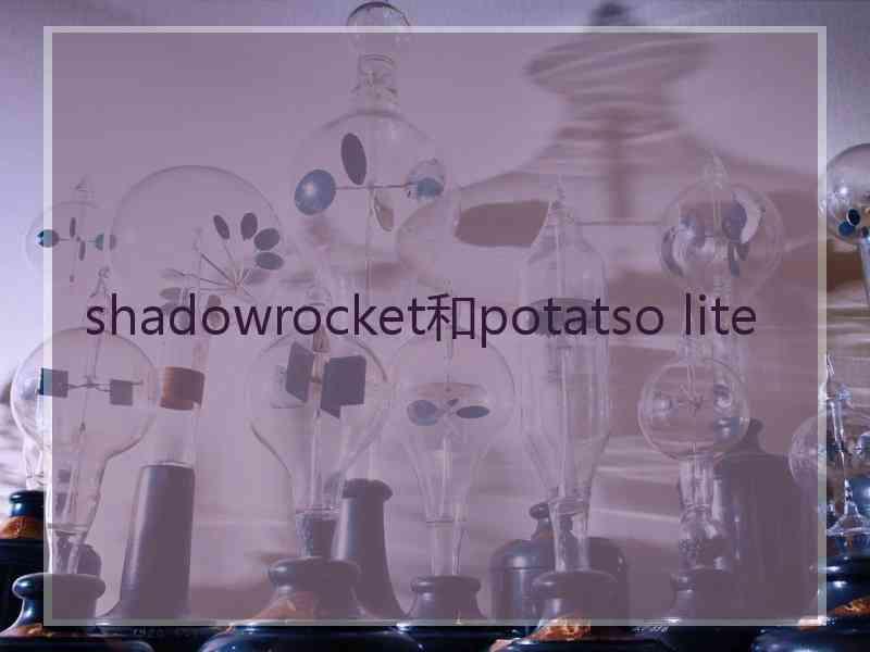 shadowrocket和potatso lite