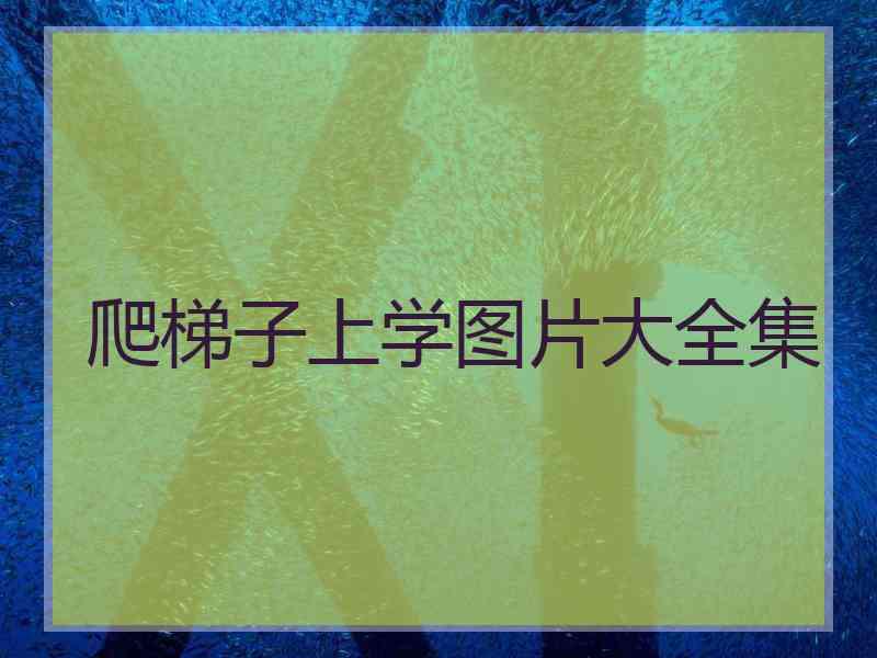 爬梯子上学图片大全集