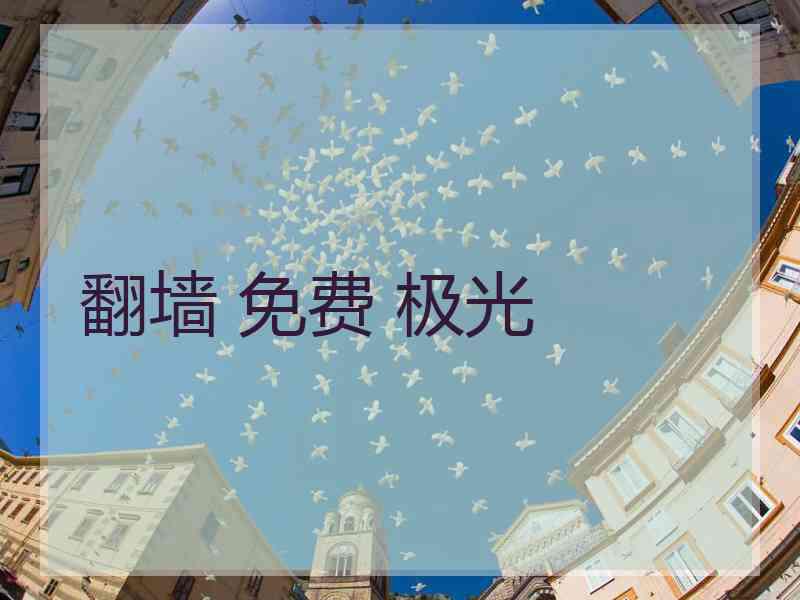 翻墙 免费 极光