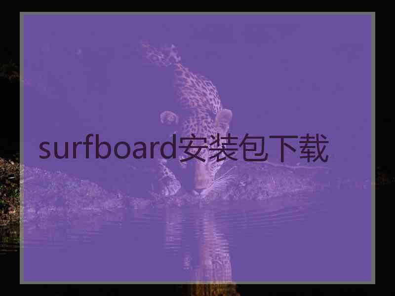 surfboard安装包下载