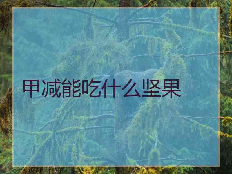 甲减能吃什么坚果