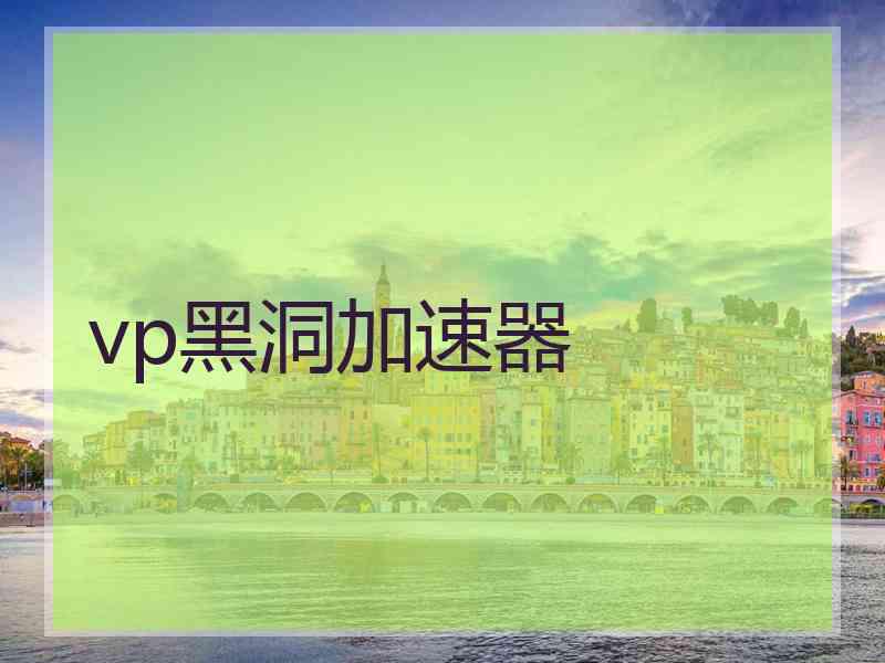 vp黑洞加速器