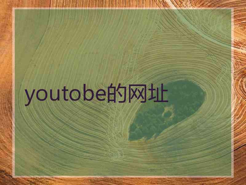 youtobe的网址
