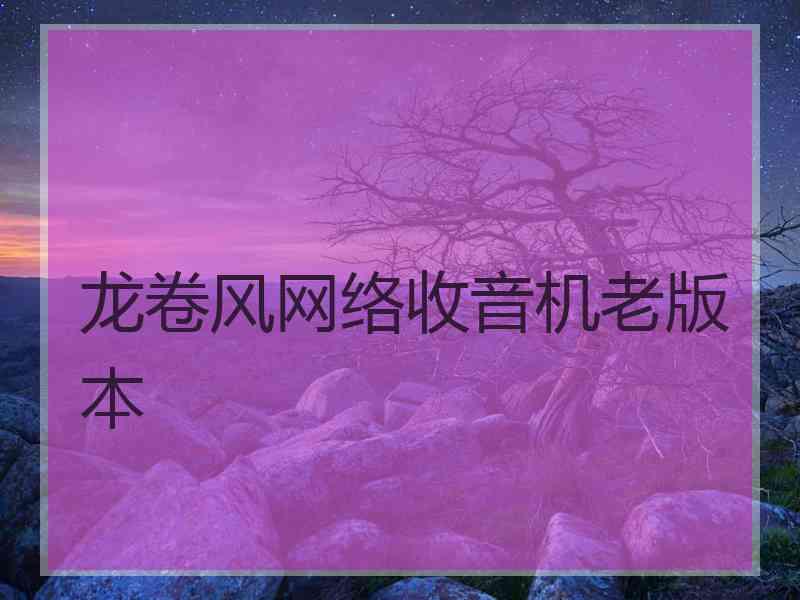 龙卷风网络收音机老版本
