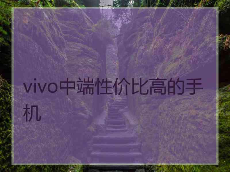 vivo中端性价比高的手机