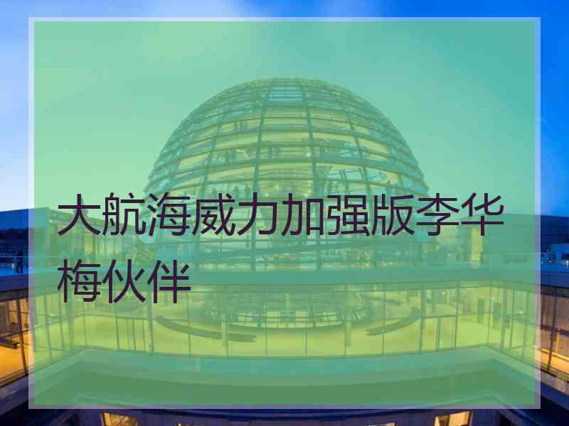 大航海威力加强版李华梅伙伴