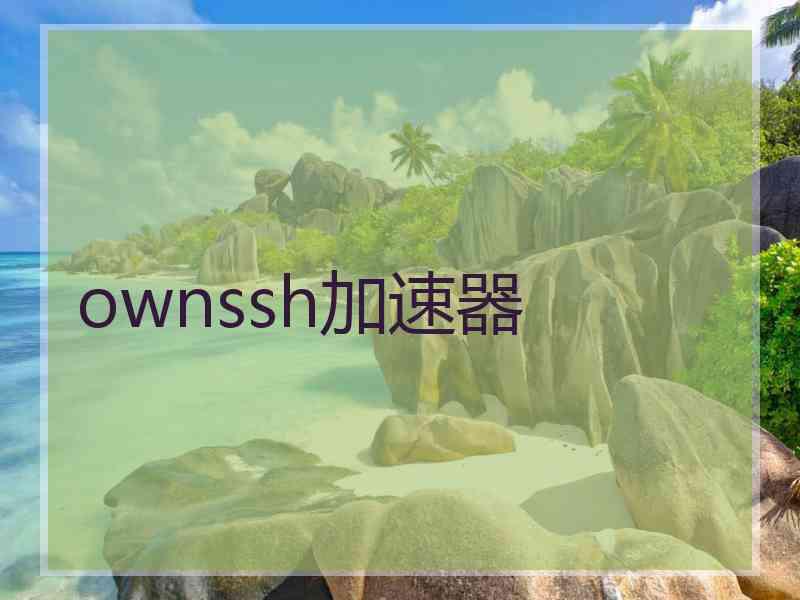 ownssh加速器