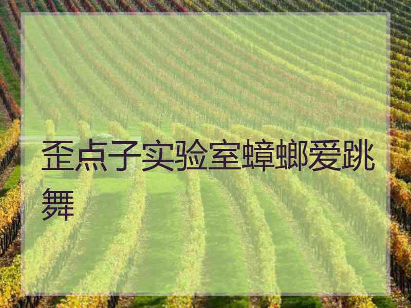 歪点子实验室蟑螂爱跳舞