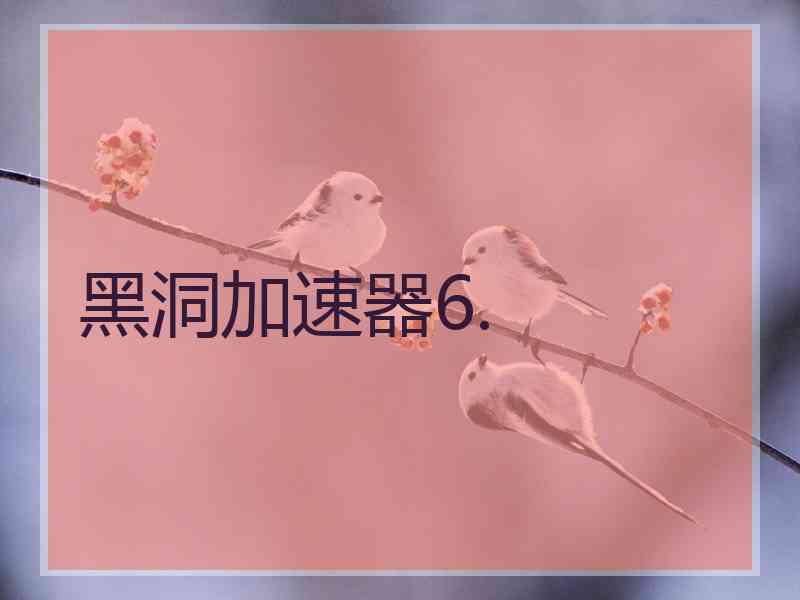 黑洞加速器6.