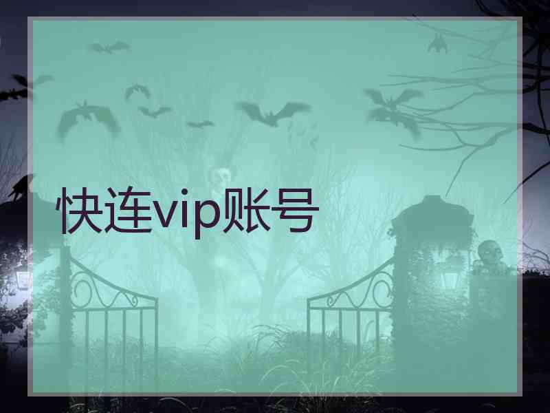快连vip账号