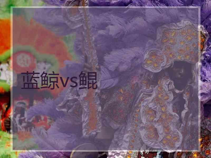 蓝鲸vs鲲